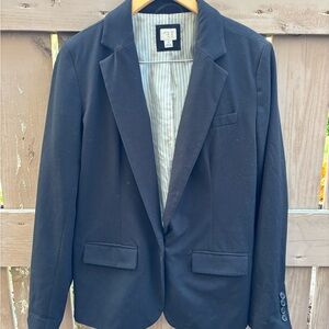 Essential Black Blazer Sz 12